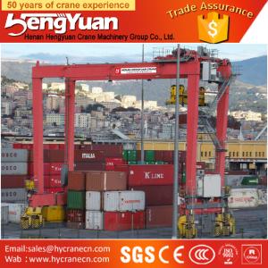 Quality Rubber Tyre Container Gantry Crane for station and port wholesale