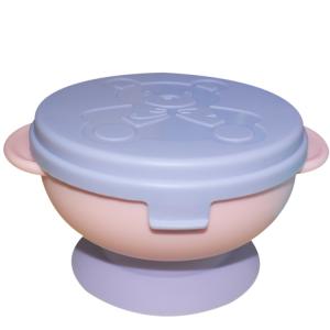 Quality Small Silicone Suction Bowl Plate Cup Baby Silicone Divided Plate Spoon With Lid Set wholesale