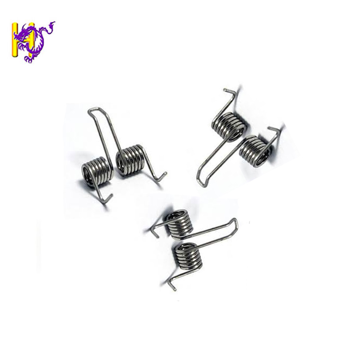 Steel Nickel Plating Double Torsion Coil Spring For Equipment Machine