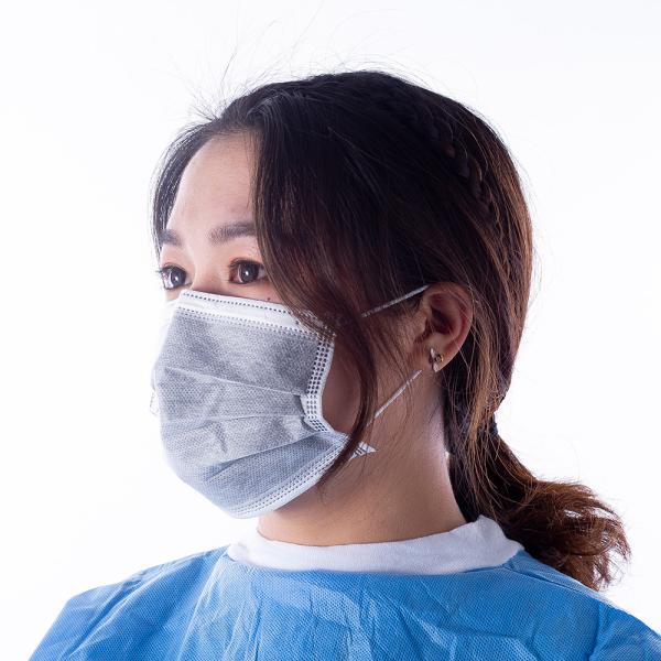 Breathable Activated Carbon Dust Mask Liquid Proof For Yard Work / House