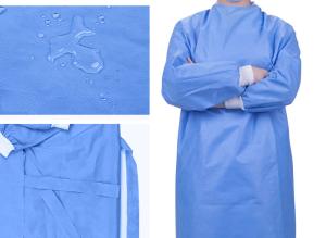 Quality Waterproof Sterile Disposable Patient Exam Gowns For Surgical Operation wholesale