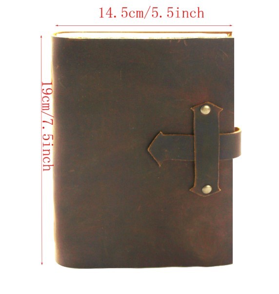 Blank Travel Journal Notebook Size 14.5 * 19cm Inner Printing Lined Embossed Logo