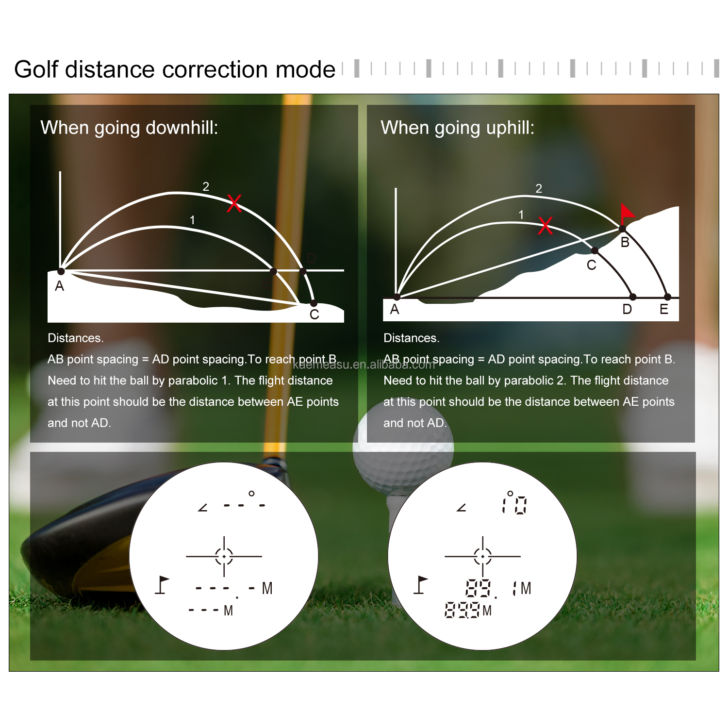 Hot selling laser rangefinder with flagpole locking vibration golf rangefinder hunting handheld laser rangefinder