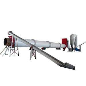 Quality 12M Length Industrial Rotary Dryer For Wood Chips Mineral Powder wholesale