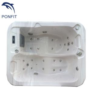 Quality Freestanding 2 Person Whirlpool Tub Acrylic Material With Massage Function wholesale