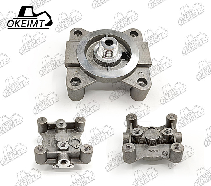 PC200-8 4990848 Fuel Filter Head Aluminum For Excavator Engine Spare Part