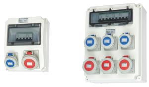 Quality FXX Series IP66 Weatherproof Industrial Power Socket Box Outdoor 16A 32A 63A 125A wholesale