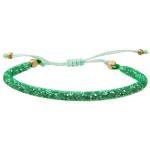 Colorful Cord Weaving Faceted Gemstone Handmade Beads Bracelets