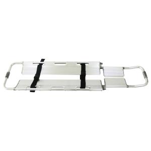Quality Aluminum Alloy Medical Folding Scoop Stretcher Transport White 44cm 60cm wholesale