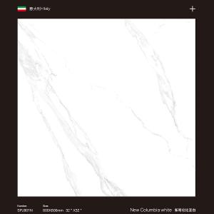 Quality Columbia White Porcelain Tile 800*800mm For Living Room Stain Resistant wholesale