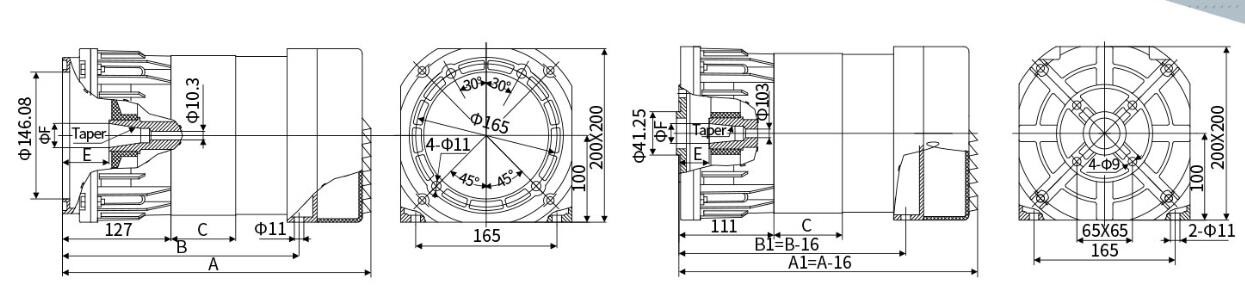 2KW3KW AC Brush Selft-Exciting Dynamo High Output Alternator DC8.0A 12V