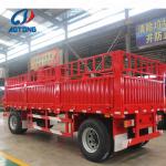 Buyer's Request 2 Axle 20Tons Draw Bar Full Mesh Tipping Trailer Cargo Fence