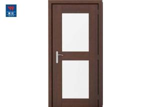 Quality Interior Solid Oak Wood Fire Rated Wood Doors With Glass wholesale