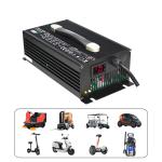 48V 20A LiFePO4 Fast Charger Black Golf Cart Battery Charger ODM