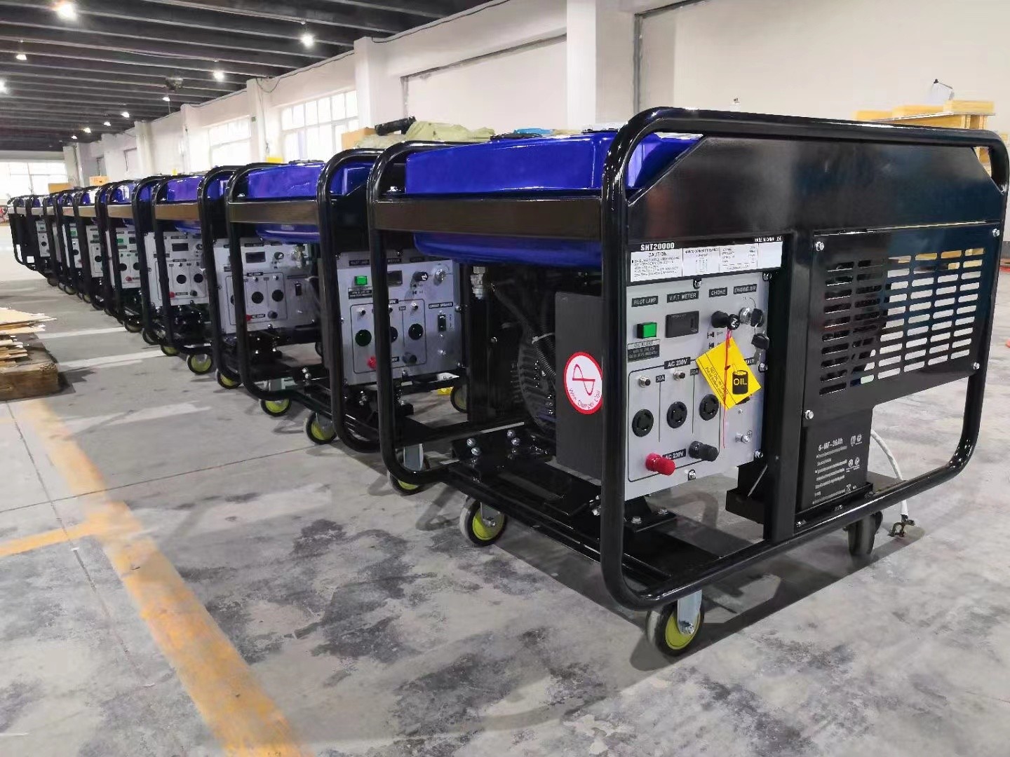 688CC Displacement High Wattage Generator 10KW V TWIN High Output