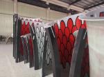 3-Person Capacity Fiberglass Big Water Slide 15m Height 1 Year Warranty