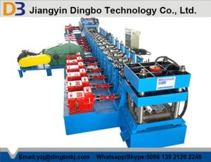 Quality PLC GuardRail Roll Forming Machine With GCr15 Bearing Steel For Highways wholesale