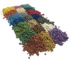 Elongation ≥ 100% Artificial Grass Rubber Granules For High Density Surfaces