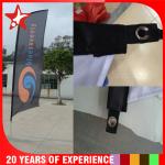 Custom Flutter Flags , Outdoor Feather Banner Flags Fiberglass / Aluminum Pole