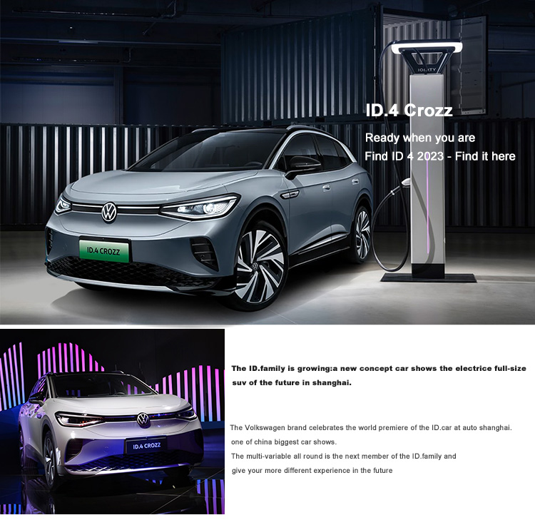 2022 New Energy Vehicles Prime Pure Pro SUV Cars ID4 Crozz EV Electric Car For Volkswagen