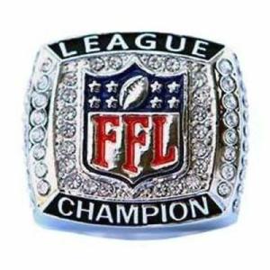 Quality 120g Fantasy Football Championship Ring wholesale
