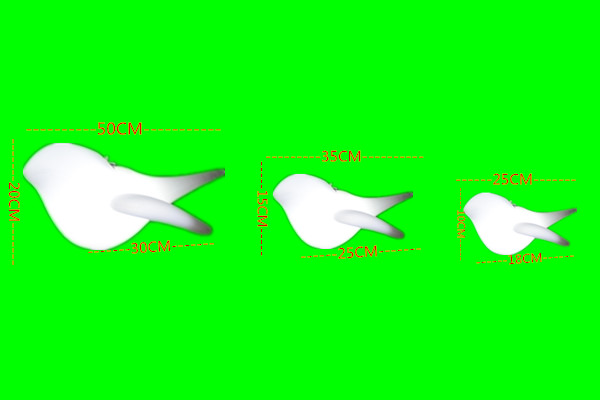 CE RoHS approved bird design led ceiling lamp