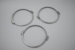 Quality High Pressure Slim Steel Galvanized Pipe Clamp 80MM - 300MM Heavy Duty Customized wholesale