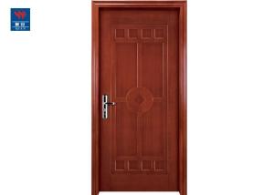 Quality Solid Wood Core Grain Fireproof Flush Wooden Door For Hotel Projects wholesale