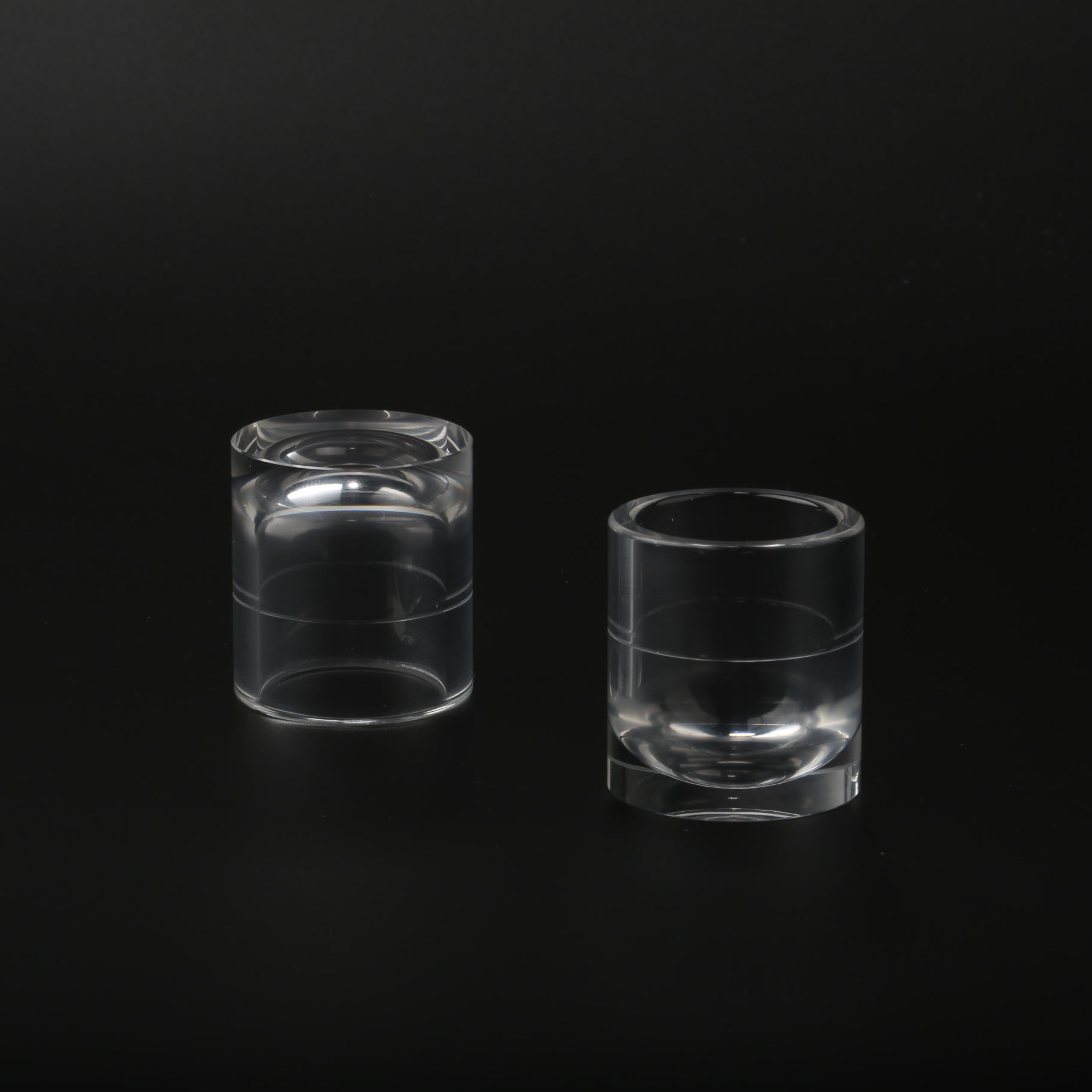 PMMA Cup Engineering Plastic Material , CNC Plastic Machining For Laboratory
