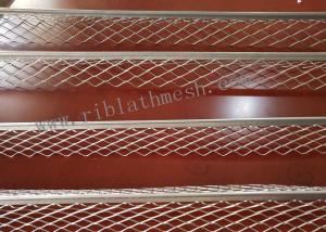 Quality 5CM Wing Perforated Expanded Plaster Angle Bead 2.9m Length 0.3mm Thickness wholesale