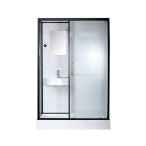 Quality Shower Cabins White Acrylic ABS Tray 1200*800*2150mm black aluminium wholesale