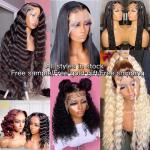 Highlight Honey 613 Blonde Wig 13x4 Hd Lace Front Virgin Hair 180% Density