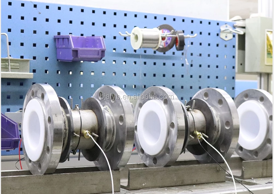 Highly Variable Magnetic Flowmeter for Monitoring Water Flow in Industrial Processes