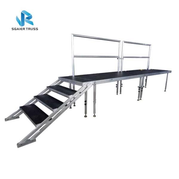 Stable Wedding Trailer Modular Stage Systems , Mobile Portable Staging For