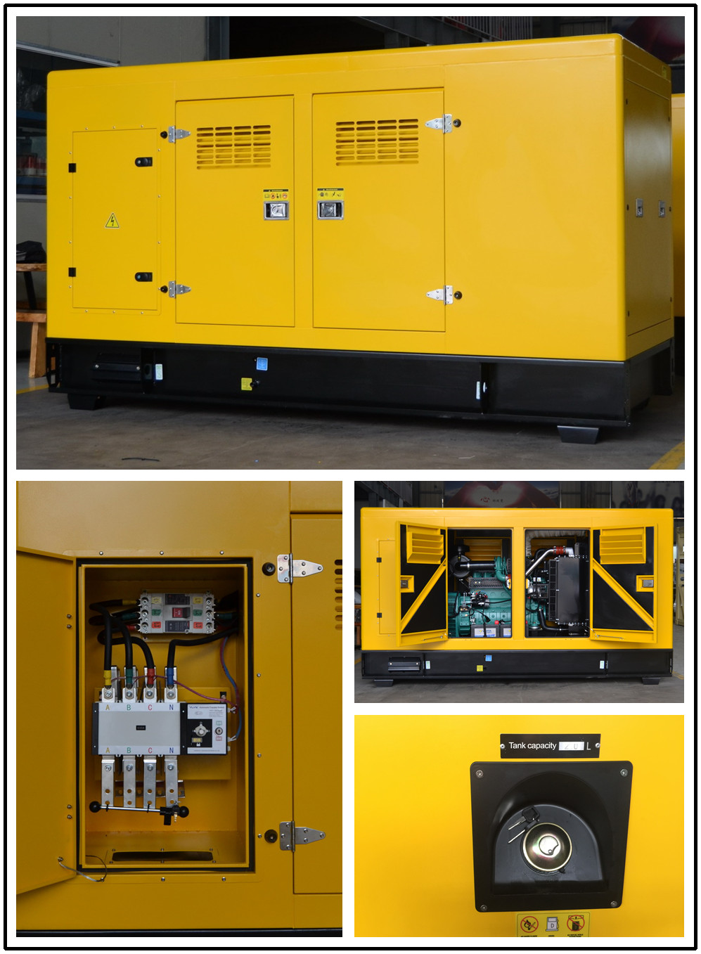 Cummins Genset Generator Set 80kw 100kva With Low Noise Generator by USA Cummins Engine 6BT5.9-G2