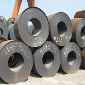 China Slit Edge Hot Dipped MS Sheet Coil SS400 Q235 Black Steel For Building Material on sale