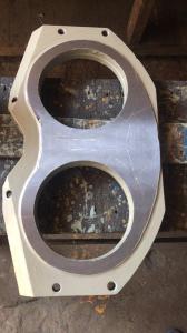Quality Custom SCHWING Concrete Pump Spare Parts 260mm Spectacle Plate wholesale