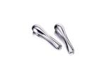 Metal silver eye cream massage spatula for applying eye cream, serum and facial