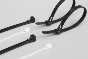 Quality DM-8*450RT mm DEMOELE Black adjustable cable ties plastic sizes cable ties wire bundle zip ties wholesale