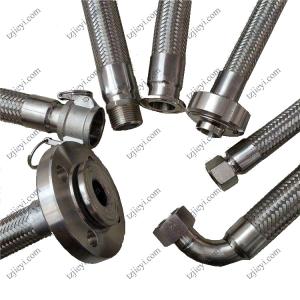 Quality 304 Braided Corrugated Flexible Metal Hose for water, steam, hot oil wholesale