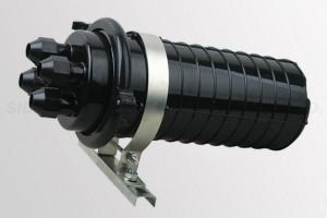 Quality 144 Fiber Optic Joint Enclosure 48 Core 2 Inlet 2 Outlet Black Color wholesale