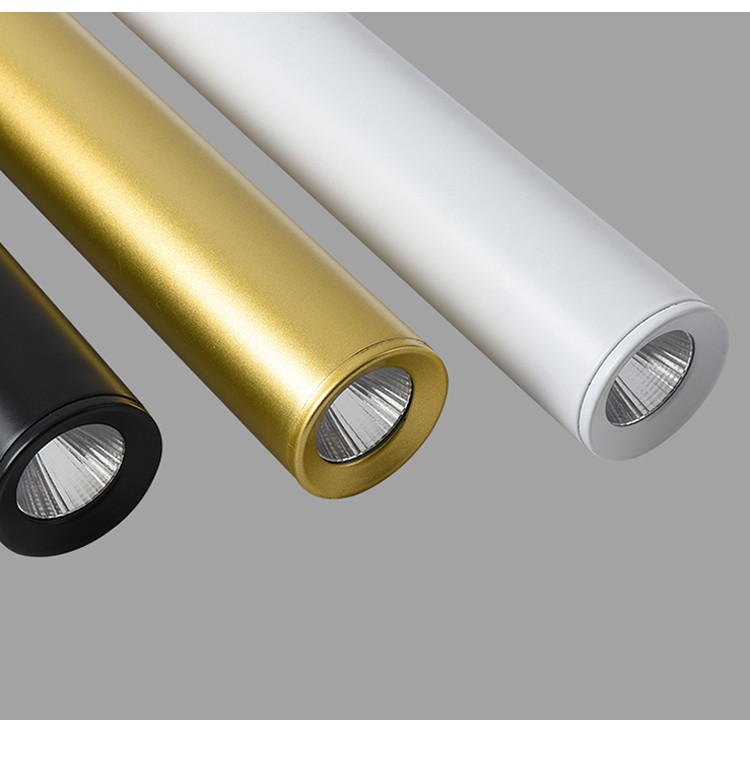 Modern led long tube ceiling lamp surface mounted circular indoor corridor spotlight ceiling lamp(WH-MA-287)