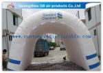 Customizable White Inflatable Portable Spray Booth Tent Quadruple Sewing With