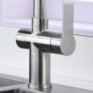 Quality Brushed Nickel Single Lever Sink Faucet wholesale
