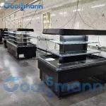 Mini Half Height Food Display Cooler Multideck Beverage Cabinet Refrigerated