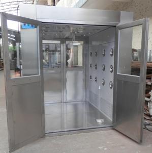 Quality 4 Persons Clean Room Air Shower Tunnel With Slid Door for Aerospace Industry wholesale