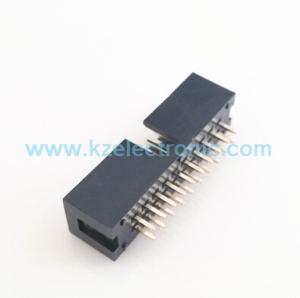 Quality Double row 2.54mm pitch box header 2*10 pins male header wholesale
