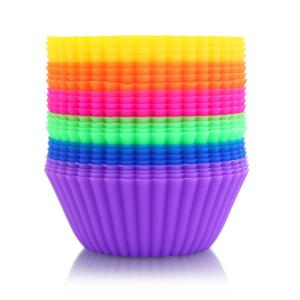 Quality Non Stick Cake Molds Silicone Cupcake Liners Reusable wholesale