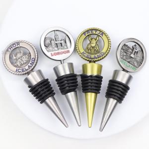 Quality Metal Vacuum Wine Bottle Stopper Stainless Steel Personalized Casting wholesale