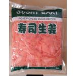Japanese Style Pink Pickled Ginger Chips For Sushi Restaurant